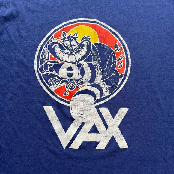 Rare Vintage 80s DEC VAX Computer Software Cheshire Cat T-Shirt XL - Picture 3 of 6